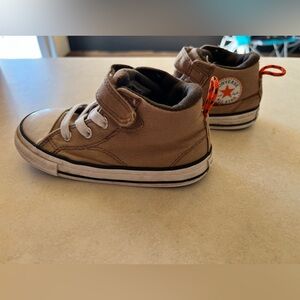 Converse Toddler 9 High-Top Sneakers Brown Shoes